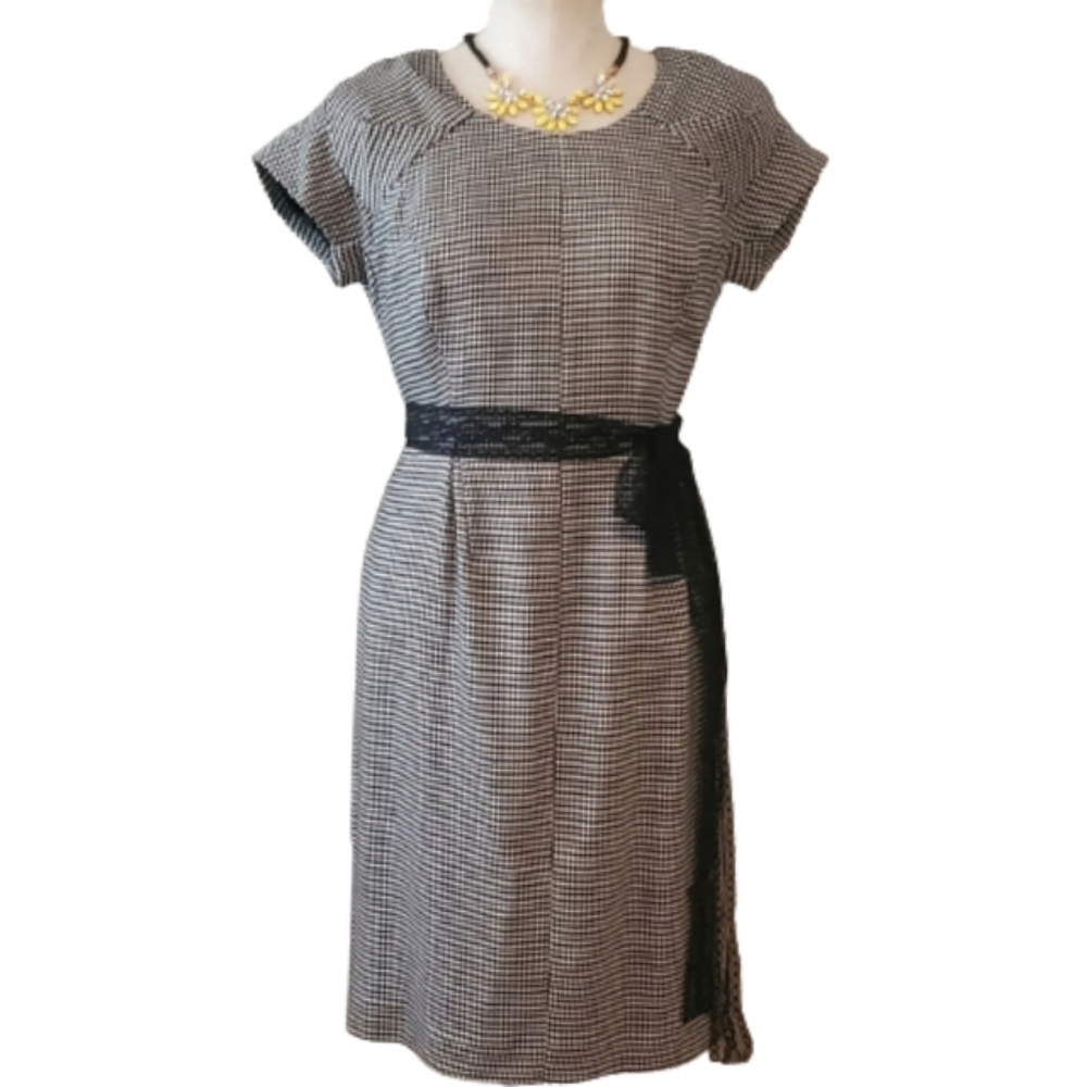Worthington Houndstooth Pencil Dress